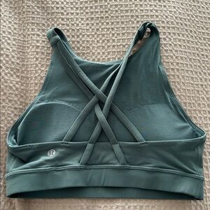 Women's lululemon Teal Sports Bra high neck